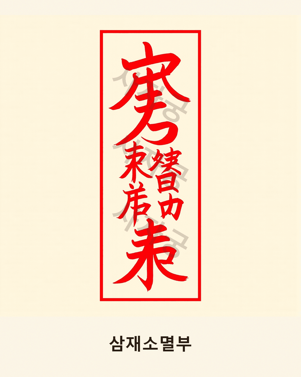 삼재소멸부 V1